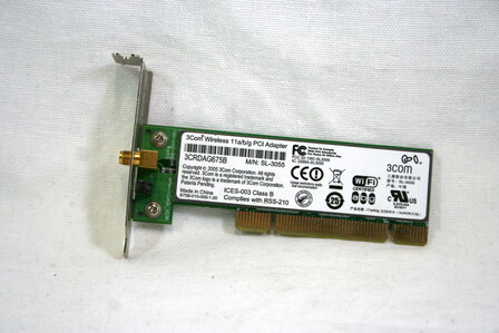 3Com Wireless WiFi Adapter Card 