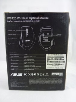 Asus WT425 wireless Optical Mouse Zwart 