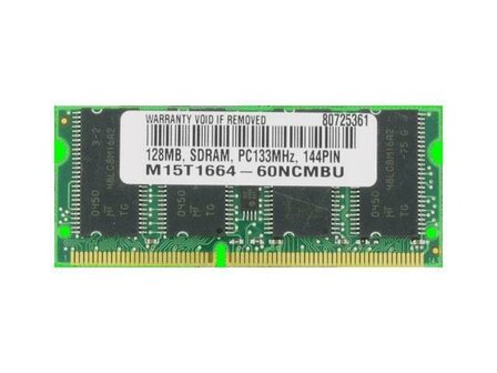 Laptop Memory SDRAMM 128MB / PC 133MHZ  