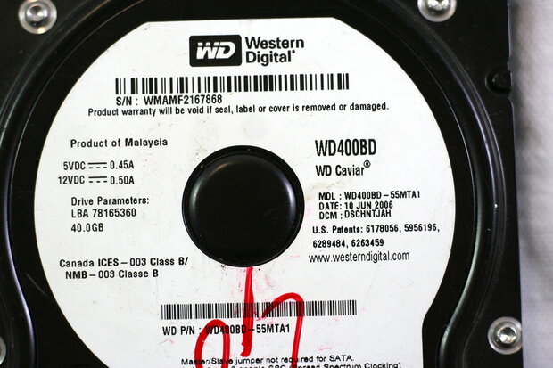 Western Digital Caviar 40GB 