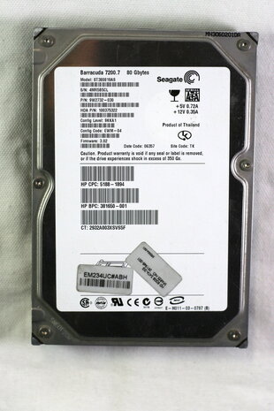 Seagate Barracuda 7200.7 80GB  