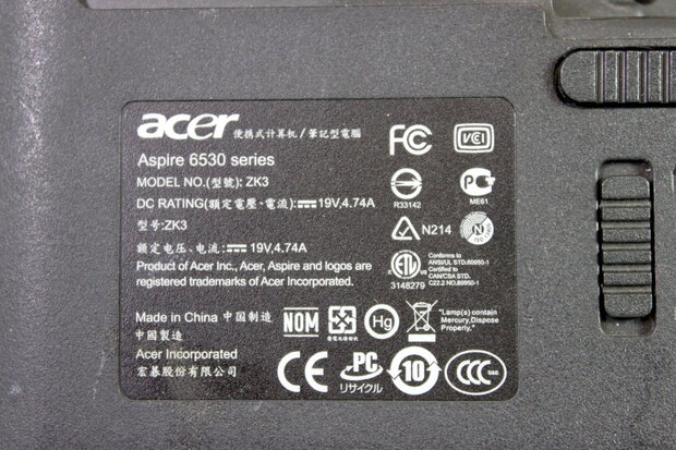 Acer Aspire 6530 / 6530G Bottomcase  