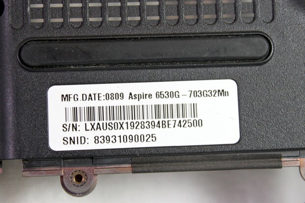 Acer Aspire 6530 / 6530G Bottomcase  